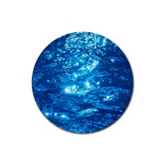 Light On Water Rubber Round Coaster (4 Pack) 