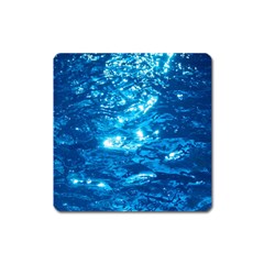 Light On Water Square Magnet by trendistuff