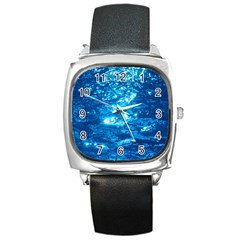 Light On Water Square Metal Watches by trendistuff