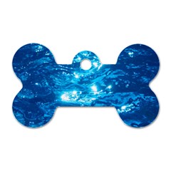 Light On Water Dog Tag Bone (one Side)