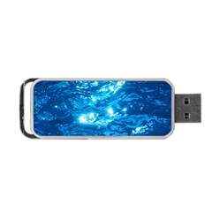 Light On Water Portable Usb Flash (two Sides)