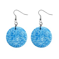 Blue Ice Crystals Mini Button Earrings by trendistuff