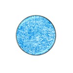 BLUE ICE CRYSTALS Hat Clip Ball Marker Front