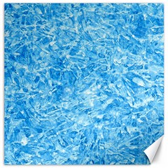 Blue Ice Crystals Canvas 12  X 12   by trendistuff