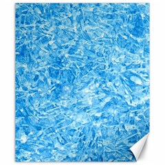 Blue Ice Crystals Canvas 20  X 24  