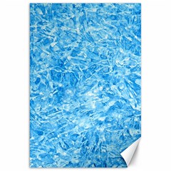 Blue Ice Crystals Canvas 20  X 30   by trendistuff