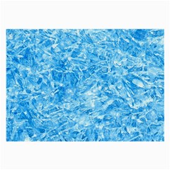 Blue Ice Crystals Large Glasses Cloth by trendistuff