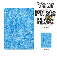 Blue Ice Crystals Multi-purpose Cards (rectangle)  by trendistuff