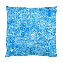 Blue Ice Crystals Standard Cushion Case (one Side) 