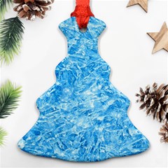 Blue Ice Crystals Ornament (christmas Tree)