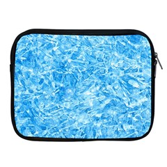 Blue Ice Crystals Apple Ipad 2/3/4 Zipper Cases by trendistuff