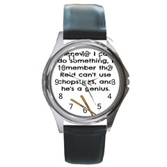 Reid s Chapsticks Round Metal Watches