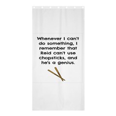 Reid s Chapsticks Shower Curtain 36  X 72  (stall) 