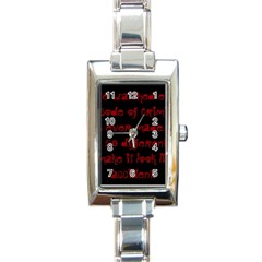 I ve Watched Enough Criminal Minds Rectangle Italian Charm Watches by girlwhowaitedfanstore