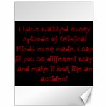 I ve Watched Enough Criminal Minds Canvas 36  x 48   35.26 x46.15  Canvas - 1