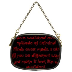 I ve Watched Enough Criminal Minds Chain Purses (one Side)  by girlwhowaitedfanstore