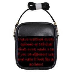 I ve Watched Enough Criminal Minds Girls Sling Bags by girlwhowaitedfanstore