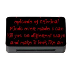 I ve Watched Enough Criminal Minds Memory Card Reader With Cf