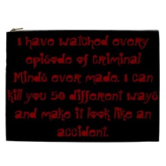 I ve Watched Enough Criminal Minds Cosmetic Bag (xxl)  by girlwhowaitedfanstore