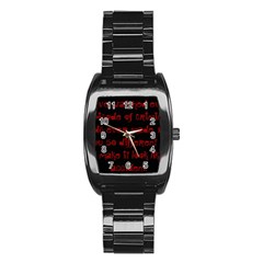 I ve Watched Enough Criminal Minds Stainless Steel Barrel Watch by girlwhowaitedfanstore