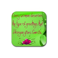 Garcia s Greetings Rubber Coaster (square)  by girlwhowaitedfanstore