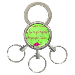 Garcia s Greetings 3-ring Key Chains by girlwhowaitedfanstore