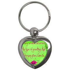 Garcia s Greetings Key Chains (heart) 