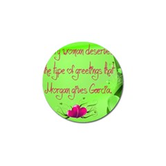 Garcia s Greetings Golf Ball Marker by girlwhowaitedfanstore