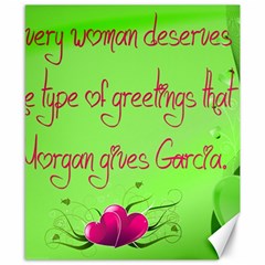 Garcia s Greetings Canvas 8  X 10 