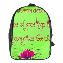 Garcia s Greetings School Bags (xl)  by girlwhowaitedfanstore