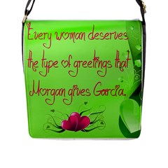 Garcia s Greetings Flap Messenger Bag (l)  by girlwhowaitedfanstore