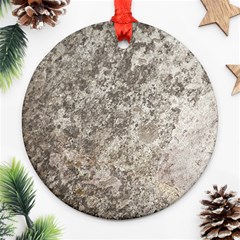 Weathered Grey Stone Ornament (round) 