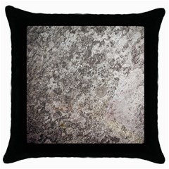 Weathered Grey Stone Throw Pillow Cases (black) by trendistuff