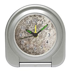 Weathered Grey Stone Travel Alarm Clocks