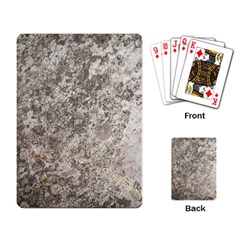 Weathered Grey Stone Playing Card by trendistuff