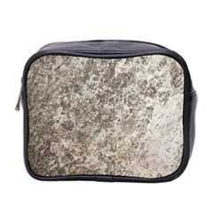 Weathered Grey Stone Mini Toiletries Bag 2-side by trendistuff