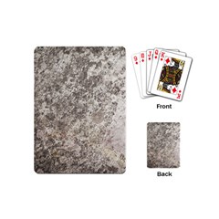 Weathered Grey Stone Playing Cards (mini)  by trendistuff