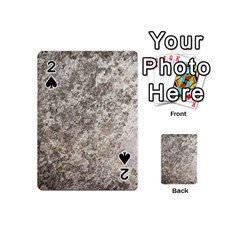 Weathered Grey Stone Playing Cards 54 (mini)  by trendistuff