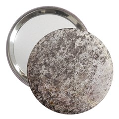 Weathered Grey Stone 3  Handbag Mirrors