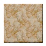 TAN MARBLE Tile Coasters Front