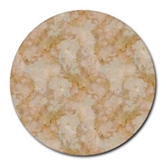 TAN MARBLE Round Mousepads