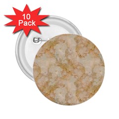 TAN MARBLE 2.25  Buttons (10 pack) 