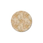 TAN MARBLE Golf Ball Marker Front