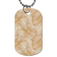 TAN MARBLE Dog Tag (Two Sides)