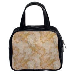 TAN MARBLE Classic Handbags (2 Sides)