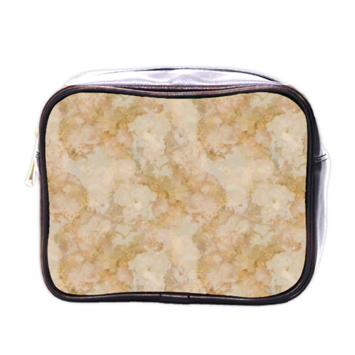 TAN MARBLE Mini Toiletries Bags