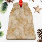 TAN MARBLE Bell Ornament (2 Sides) Front