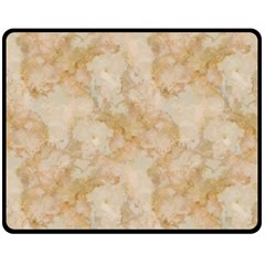 TAN MARBLE Double Sided Fleece Blanket (Medium) 