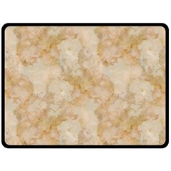 TAN MARBLE Double Sided Fleece Blanket (Large) 