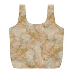 TAN MARBLE Full Print Recycle Bags (L)  Front